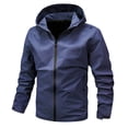 thumbnail image 1 of Mens Lightweight Jackets Fashion Casual Outdoor Work Bag Long Sleeve Hooded Casual Coat/jacket Jacket Jackets for Men, 1 of 3
