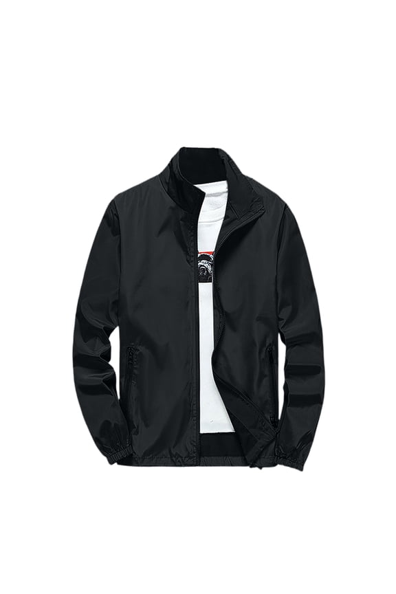 Mens Lightweight Jackets Light Windbreaker Casual Flight Jackets Spring Fall Active Coat Outwear