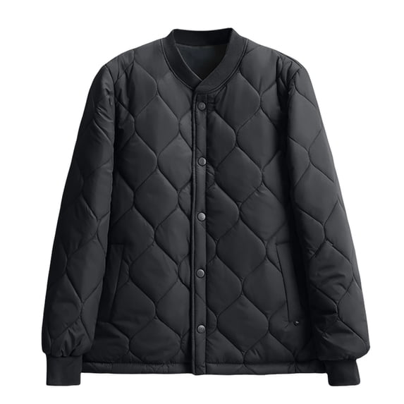 Mens Lightweight Jackets Sevevn Mens Bomber Jackets Quilted Fall Winter Rib Varsity Lightweight Coat