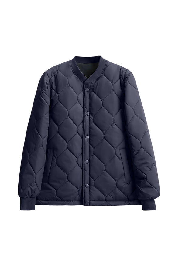 Mens Lightweight Jackets Sevevn Mens Bomber Jackets Quilted Fall Winter Rib Varsity Lightweight Coat