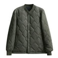 thumbnail image 1 of Mens Lightweight Jackets Sevevn Mens Bomber Jackets Quilted Fall Winter Rib Varsity Lightweight Coat, 1 of 8