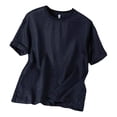 thumbnail image 1 of Mens Lightweight T-Shirt Plain Tee Crew Neck Loose Fit Short Sleeve Shirt Classic Soft Tees, 1 of 4