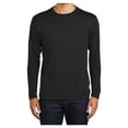thumbnail image 1 of Mens Lightweight Tall Long Sleeve PosiCharge Polyester Competitor Tee Black 2XLT, 1 of 6