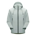 thumbnail image 1 of Mens Lightweight Waterproof Jacket Windproof Rain Hooded jackets Men's Thin Jacket Casual Sports Windbreaker Long Sleeve Hooded Casual Outwear Jackets for Men Hiking Cycling Travel, 1 of 2