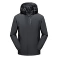 thumbnail image 1 of Mens Lightweight Waterproof Jacket Zipped Windproof Sun Protection Jackets Outdoor Hooded Ski Tactical Coat Running Climbing Snowboarding Upf 50+ Fishing Outwear,Daily Outing Overcoat, 1 of 4