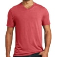 thumbnail image 1 of Mens Lighweight TriBlend V-neck Tee Shirt, Red Frost, Medium, 1 of 1