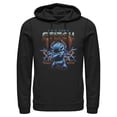 thumbnail image 1 of Mens Lilo & Stitch 80s Rocker Stitch Lightweight Hoodie, 1 of 4
