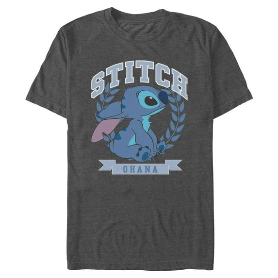 Mens Lilo & Stitch Athletic Ohana T Shirt
