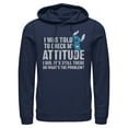 thumbnail image 1 of Mens Lilo & Stitch Attitude Check Lightweight Hoodie, 1 of 4