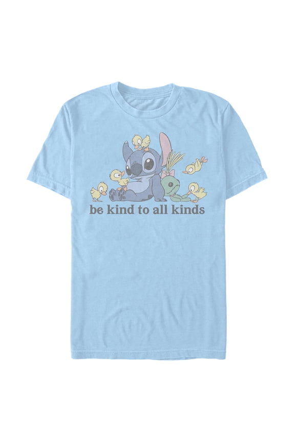 Mens Lilo & Stitch Be Kind to All Kinds T Shirt