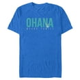 thumbnail image 1 of Mens Lilo & Stitch Bold Ohana means Family T Shirt, 1 of 5