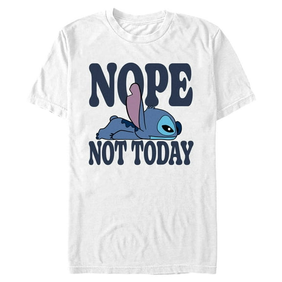 Mens Lilo & Stitch Classic Stitch Nope Not Today T Shirt