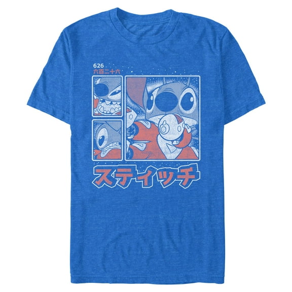 Mens Lilo & Stitch Comic Book Panels T Shirt