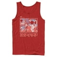 thumbnail image 1 of Mens Lilo & Stitch Comic Book Panels Tank Top, 1 of 4