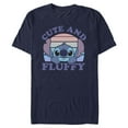 thumbnail image 1 of Mens Lilo & Stitch Cute and Fluffy T Shirt, 1 of 5