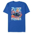 thumbnail image 1 of Mens Lilo & Stitch Cutest Troublemaker T Shirt, 1 of 4