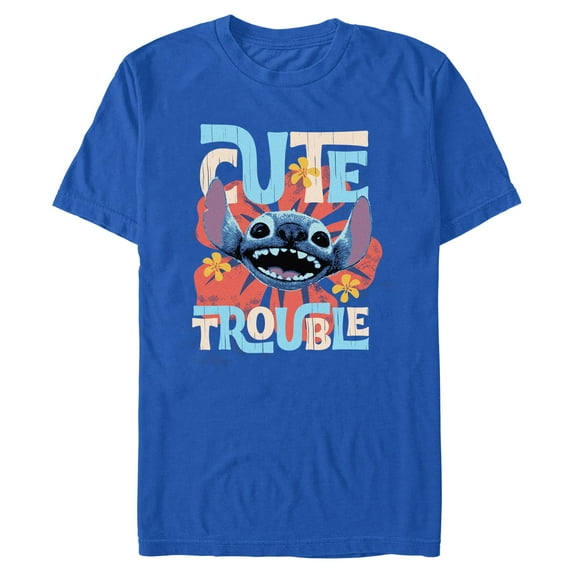Mens Lilo & Stitch Cutest Troublemaker T Shirt