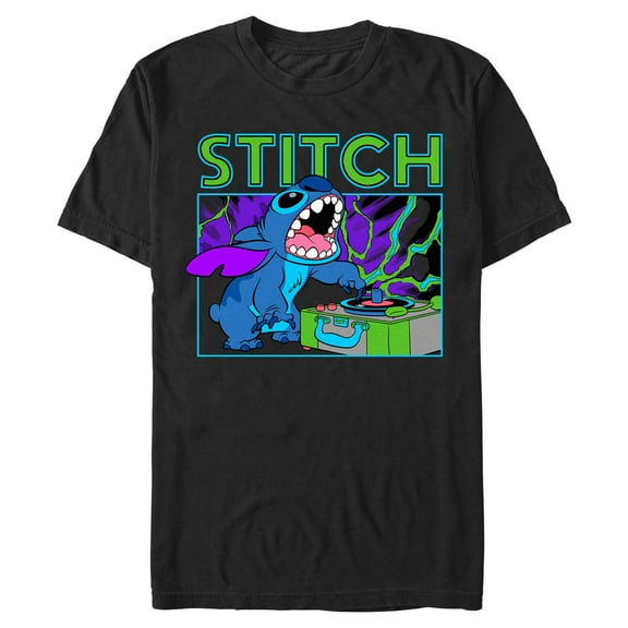 Mens Lilo & Stitch DJ Stitch T Shirt