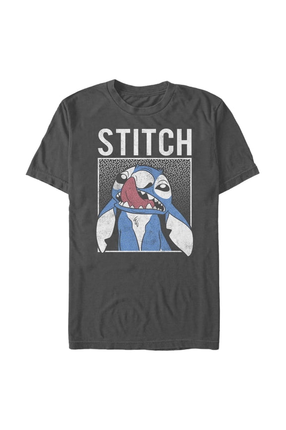 Mens Lilo & Stitch Distressed Nose Picker T Shirt