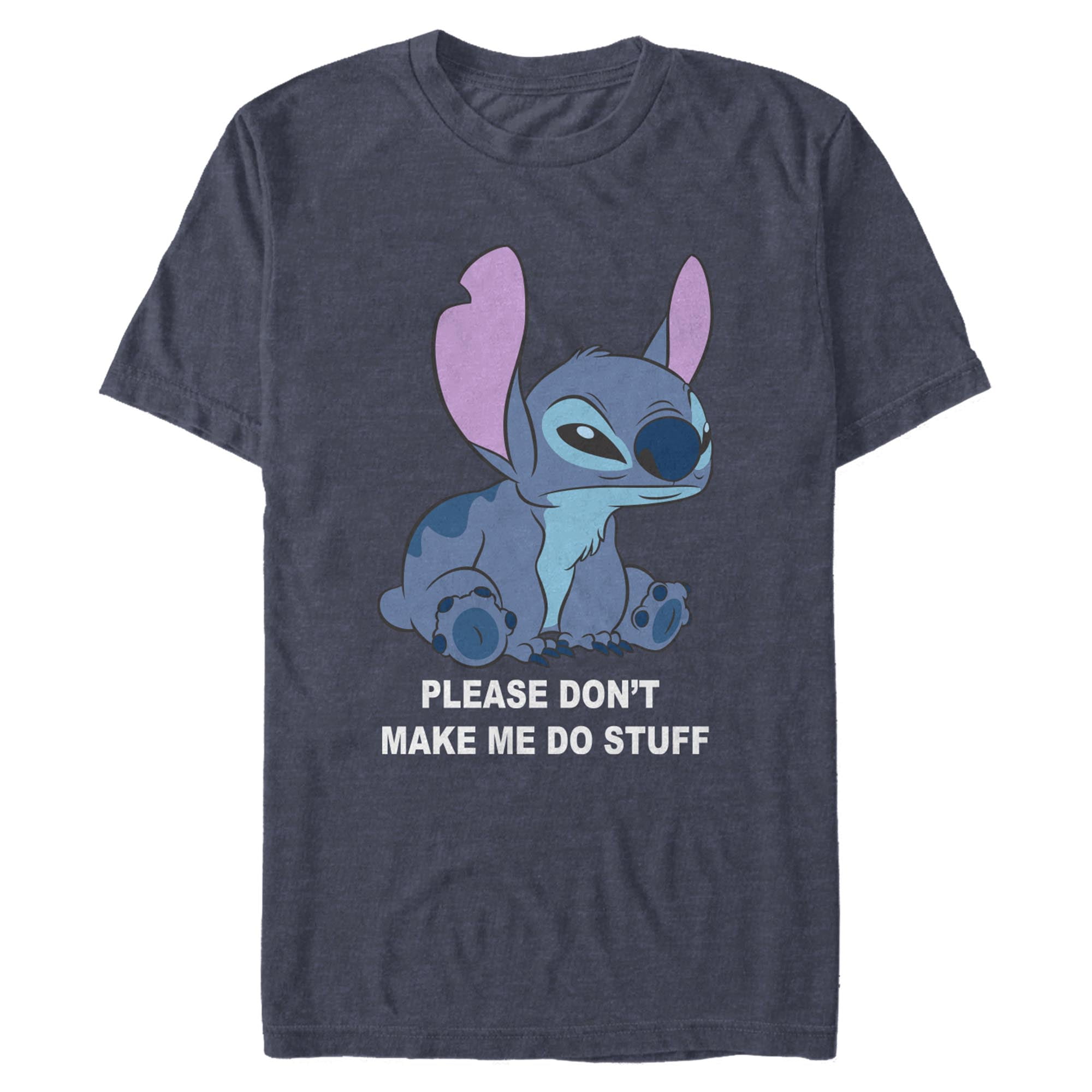 Mens Lilo & Stitch Don't Make Me Do Stuff T Shirt - Walmart.com
