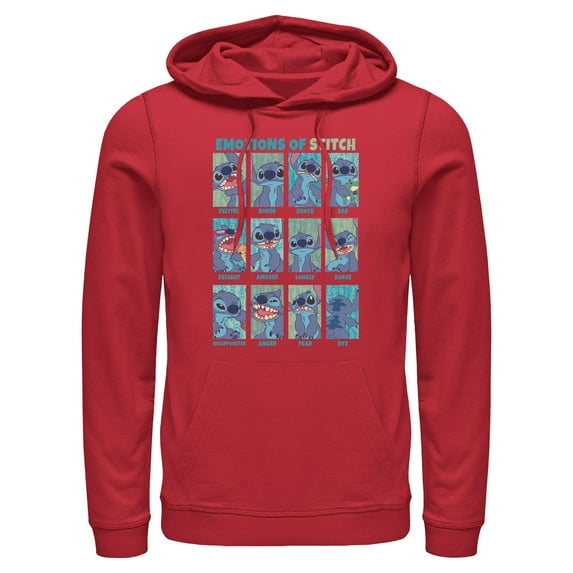 Mens Lilo & Stitch Emotions of 626 Lightweight Hoodie