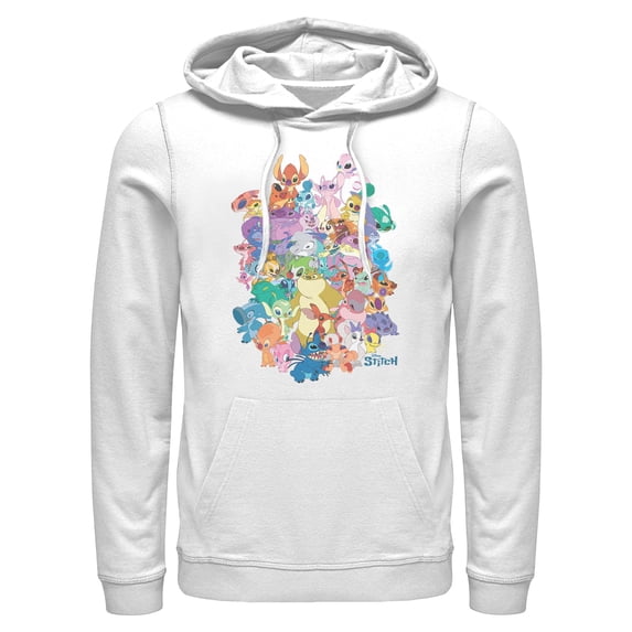 Mens Lilo & Stitch Experiment Compilation Lightweight Hoodie