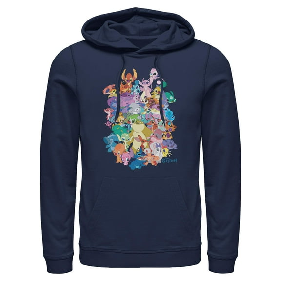 Mens Lilo & Stitch Experiment Compilation Lightweight Hoodie