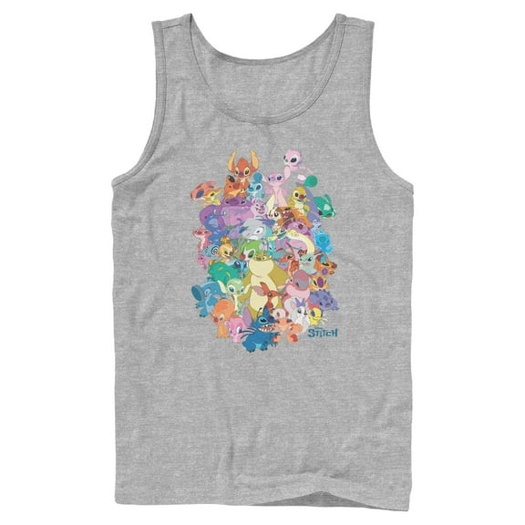 Mens Lilo & Stitch Experiment Compilation Tank Top