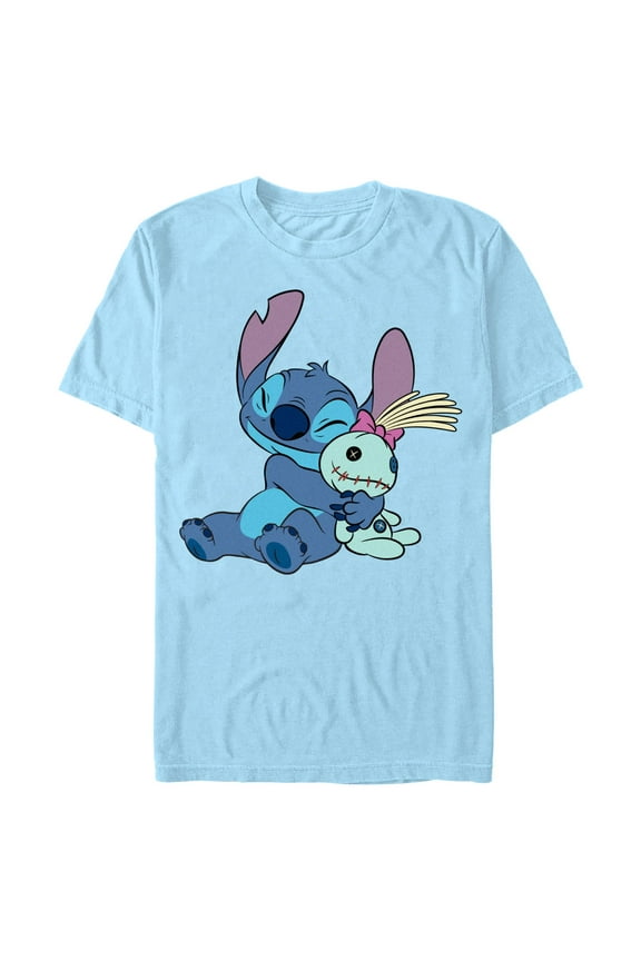 Mens Lilo & Stitch Friends Hugging T Shirt