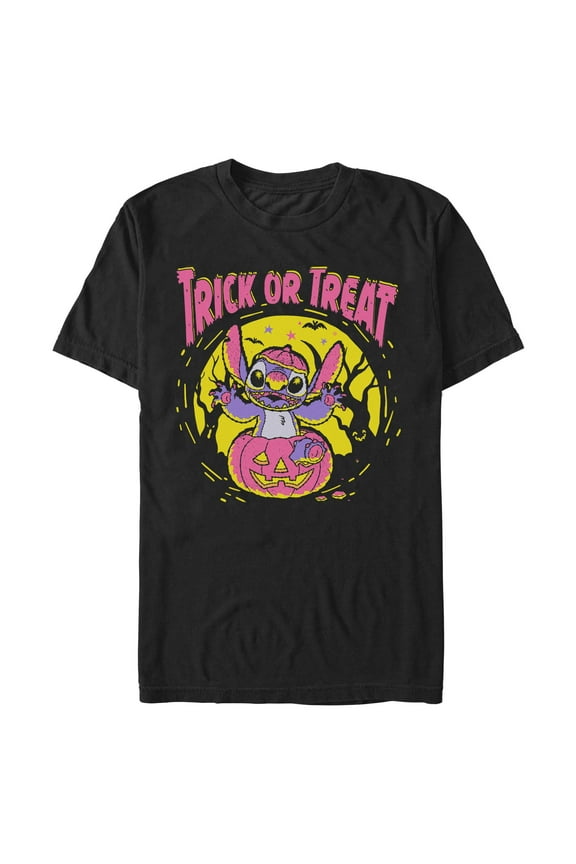 Mens Lilo & Stitch Halloween Trick or Treat T Shirt