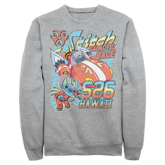 Mens Lilo & Stitch Hawaiian Galactic Race Sweatshirt