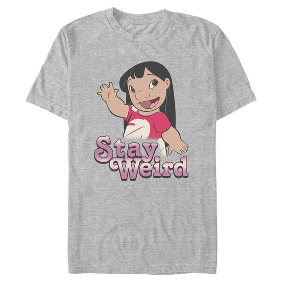 Mens Lilo & Stitch Hi, Stay Weird T Shirt