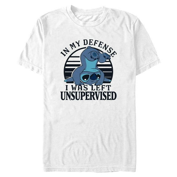 Mens Lilo & Stitch I Was Left Unsupervised T Shirt