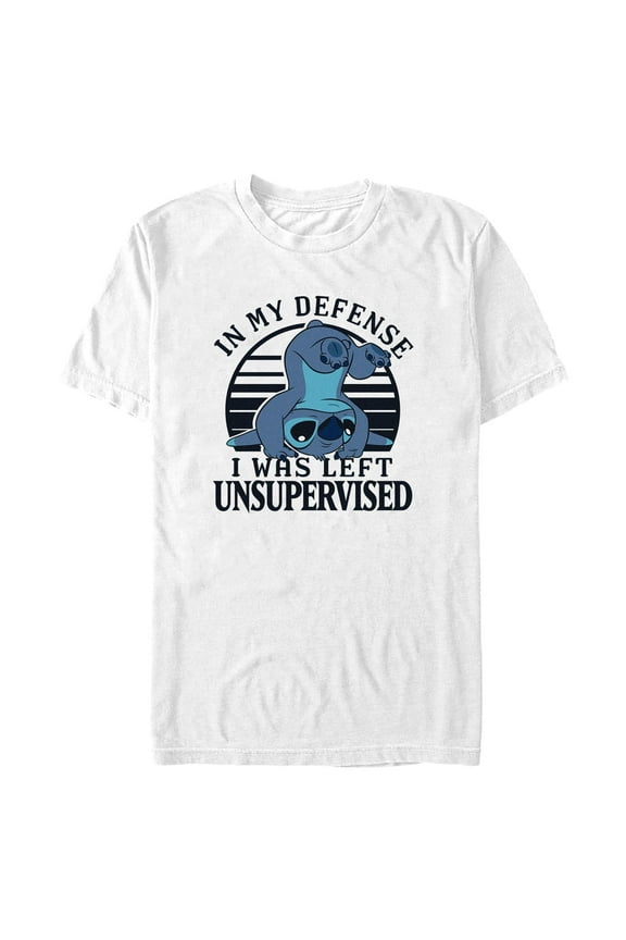 Mens Lilo & Stitch I Was Left Unsupervised T Shirt