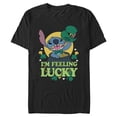 thumbnail image 1 of Mens Lilo & Stitch I'm Feeling Clover Stich T Shirt, 1 of 5