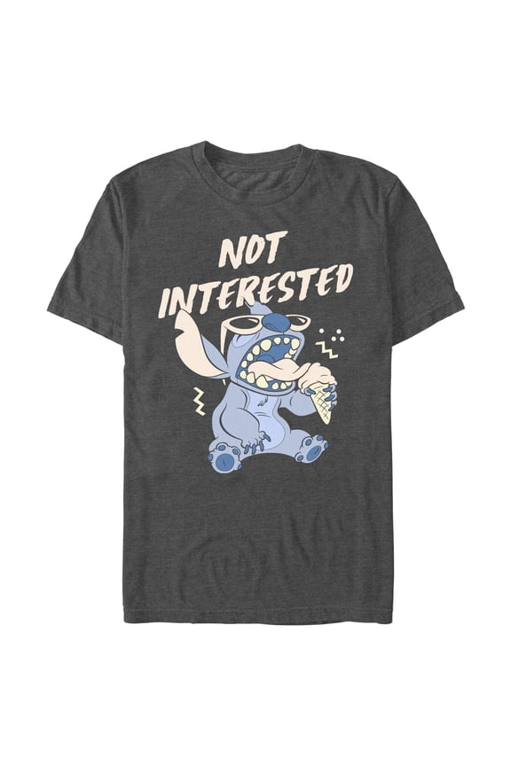 Mens Lilo & Stitch I'm Not Interested T Shirt
