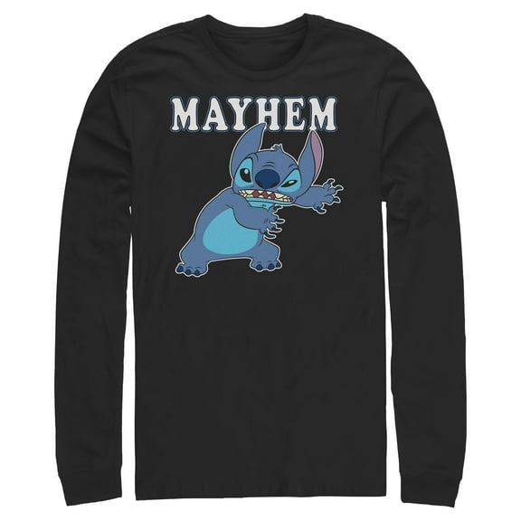 Mens Lilo & Stitch Mayhem Long Sleeve Shirt