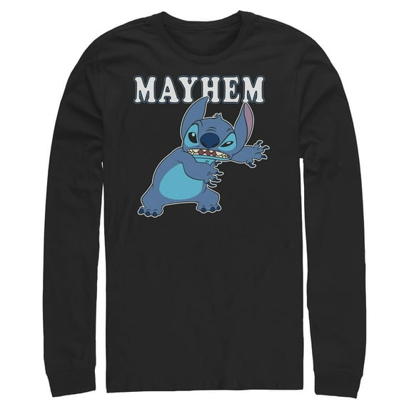 Mens Lilo & Stitch Mayhem Long Sleeve Shirt