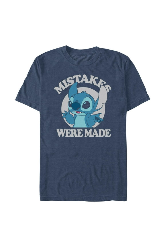 Mens Lilo & Stitch Mistakes Were Made T Shirt