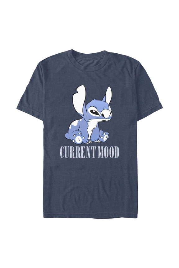 Mens Lilo & Stitch My Current Mood T Shirt