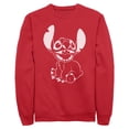 thumbnail image 1 of Mens Lilo & Stitch Negative Black and White Sweatshirt, 1 of 4