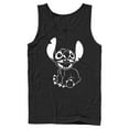 thumbnail image 1 of Mens Lilo & Stitch Negative Black and White Tank Top, 1 of 5