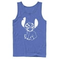 thumbnail image 1 of Mens Lilo & Stitch Negative Black and White Tank Top, 1 of 4