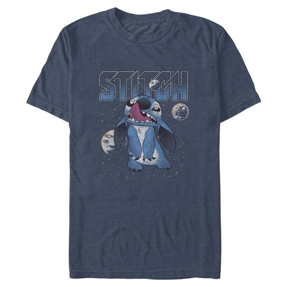 Mens Lilo & Stitch Nose Picker In Space T Shirt