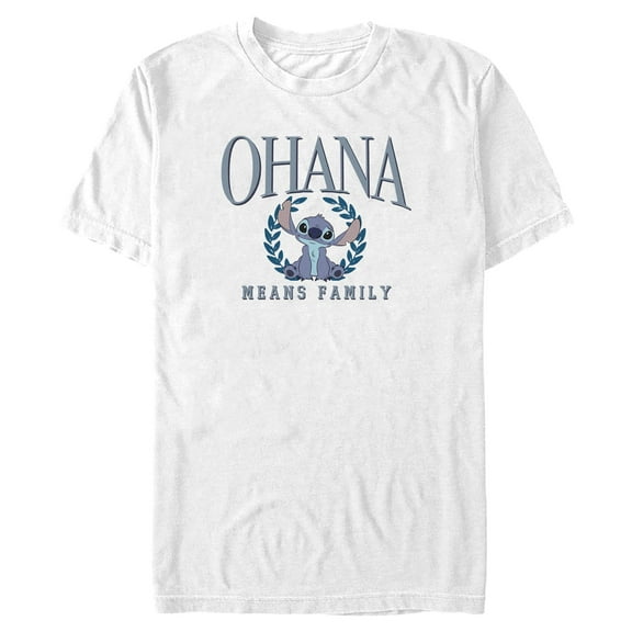 Mens Lilo & Stitch Ohana Means Family University T Shirt