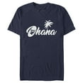thumbnail image 1 of Mens Lilo  Stitch Ohana Silhouette T-Shirt Medium Navy Blue, 1 of 5