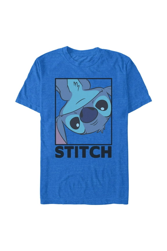 Mens Lilo & Stitch Peekaboo Stitch Portrait T Shirt