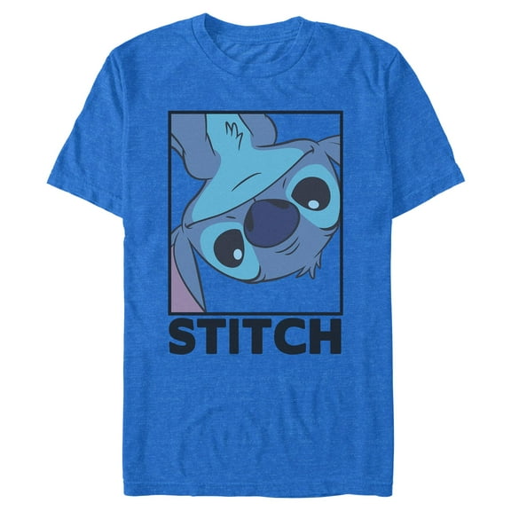 Mens Lilo & Stitch Peekaboo Stitch Portrait T Shirt