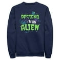 thumbnail image 1 of Mens Lilo & Stitch Pretend I'm An Alien Sweatshirt, 1 of 4