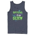 thumbnail image 1 of Mens Lilo & Stitch Pretend I'm An Alien Tank Top, 1 of 4